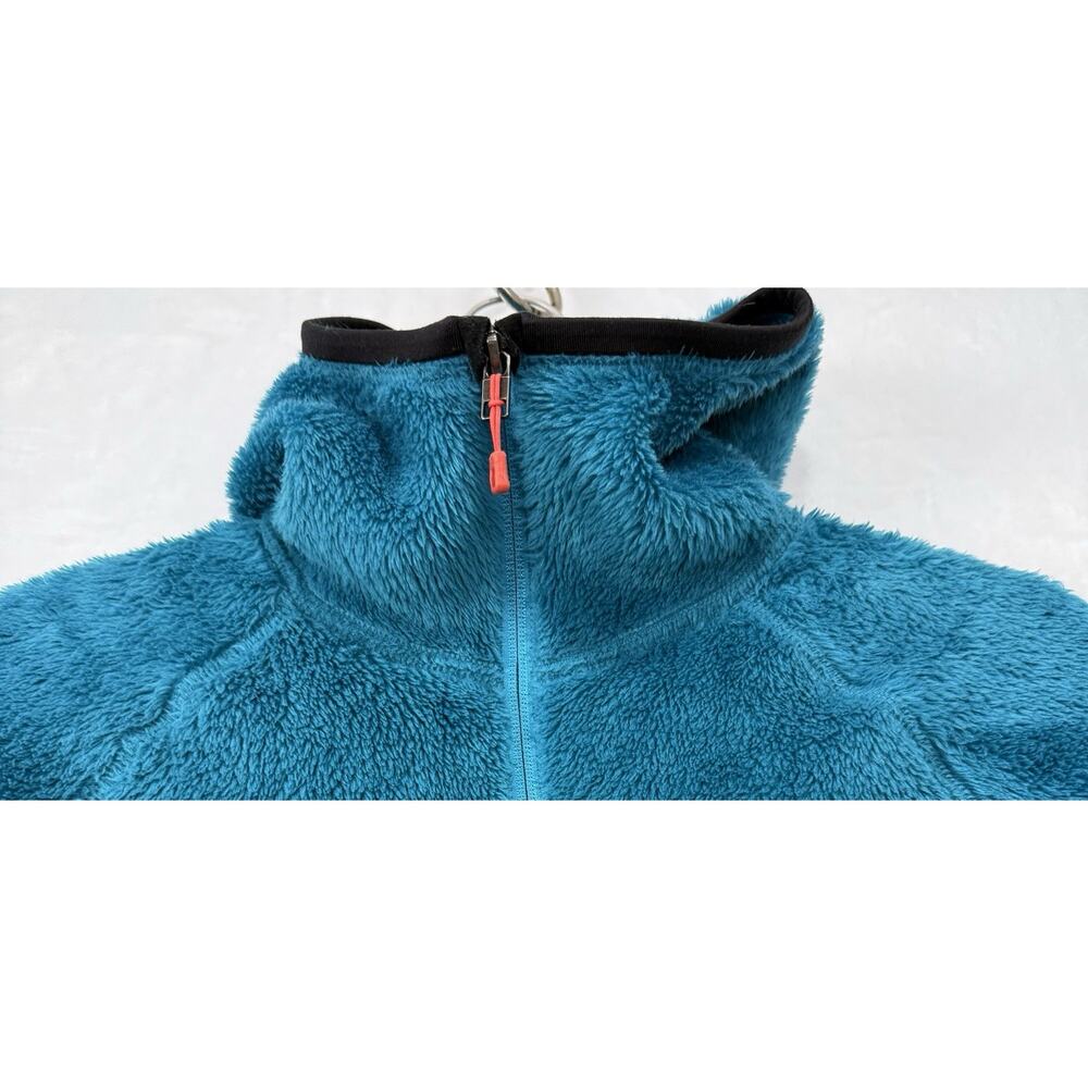 Patagonia Women's R3 Hi-Loft Hoodie Fleece Jacket Turquoise Size M Full Zip - Picture 6 of 16